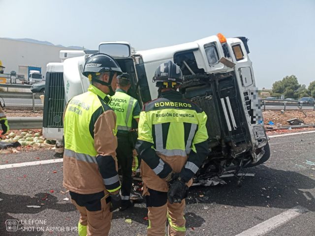 6 heridas en un accidente múltiple ocurrido en Librilla