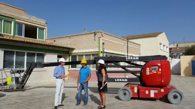 Nueva cubierta en el CEIP Sagrado Corazón de Librilla