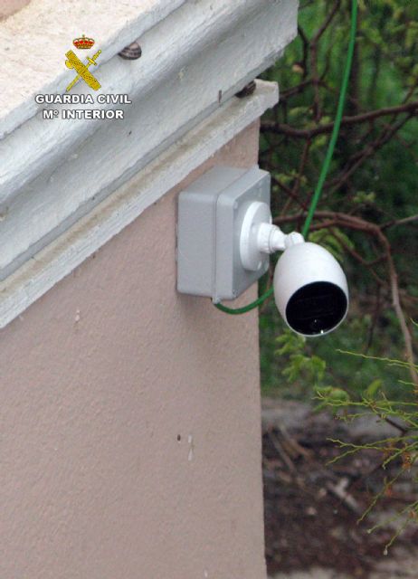 La Guardia Civil desmantela en una casa de campo de Librilla un invernadero intensivo con cerca de 200 plantas de marihuana