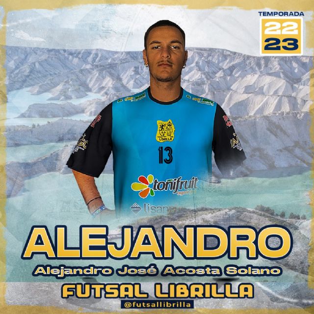 Alejandro José Acosta se incorpora al proyecto de Futsal Librilla
