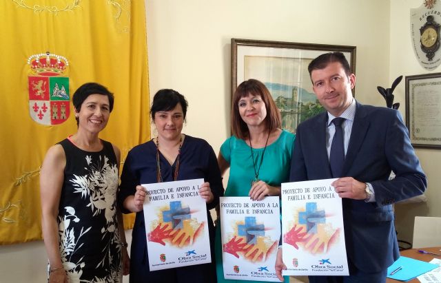 La Fundación 'la Caixa' pone en marcha el 'Programa de Apoyo a la Familia e Infancia' en colaboración con el Ayuntamiento de Librilla