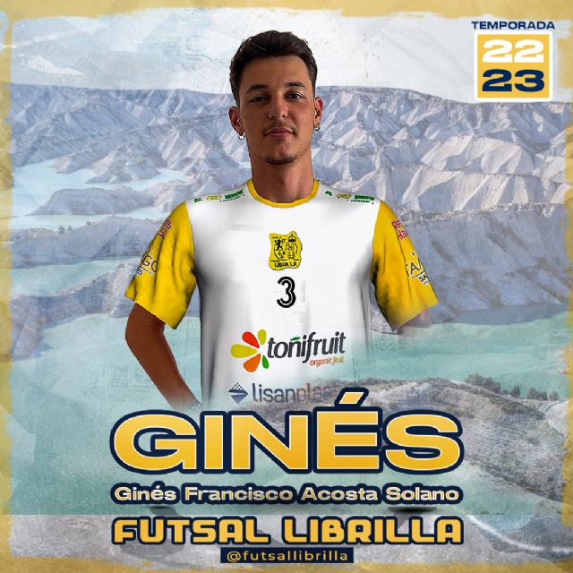 Ginés Francisco Acosta se incorpora al proyecto de Futsal Librilla